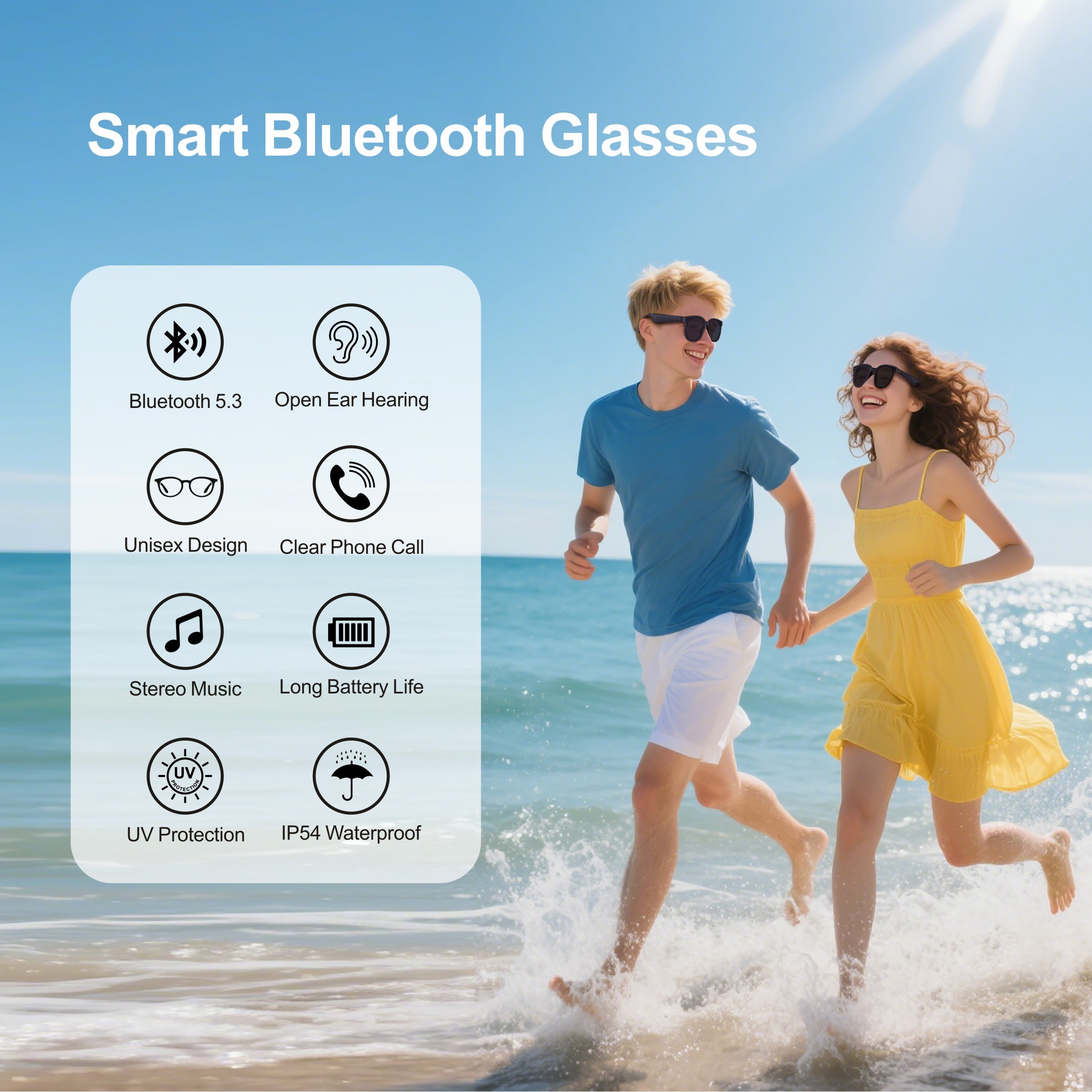 🔥🔥Hot Sale🔥 50%OFF 🔥🔥Bluetooth Smart Audio Sunglasses