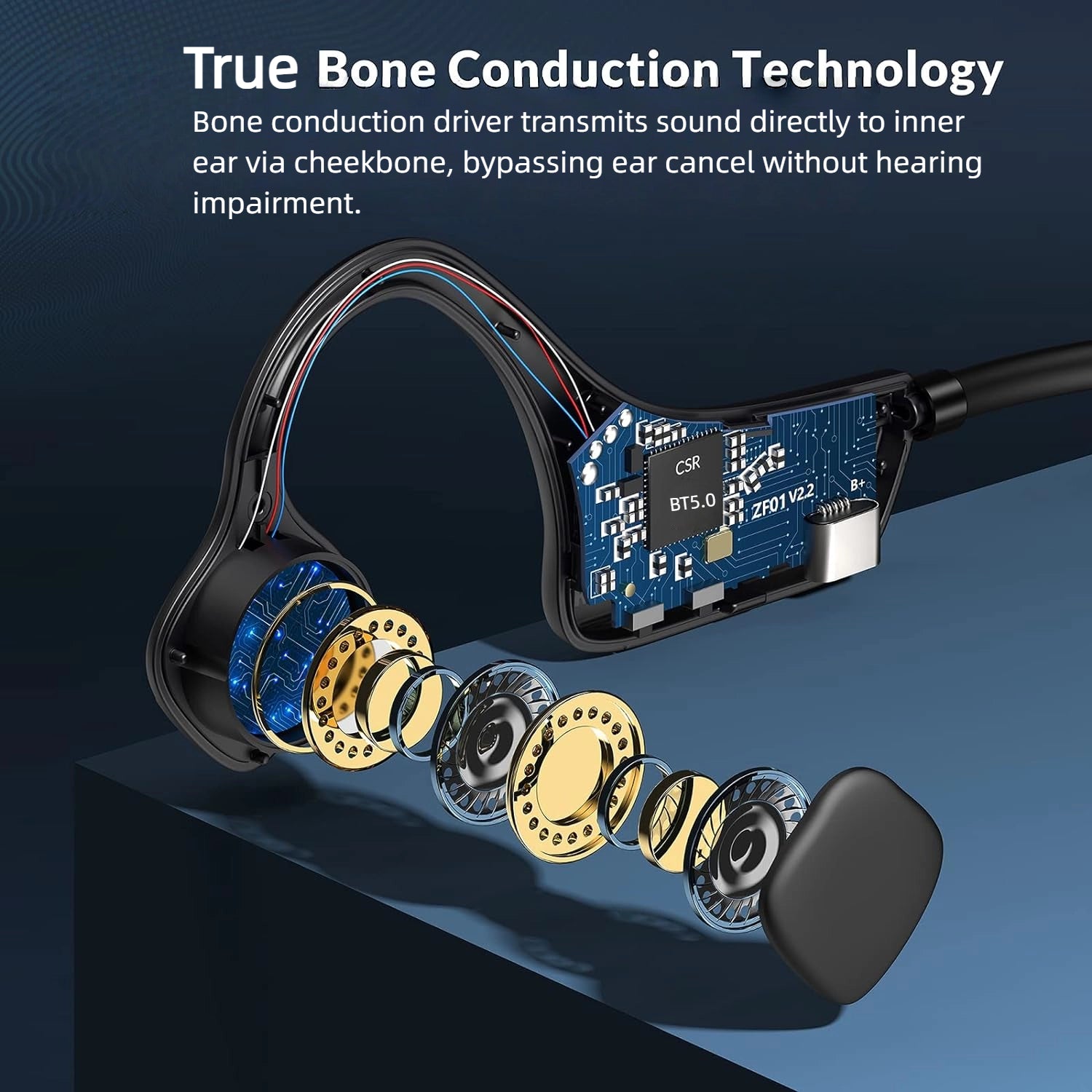 🔥🔥50%OFF 🔥🔥Bone Conduction Open Ear Headphones Bluetooth