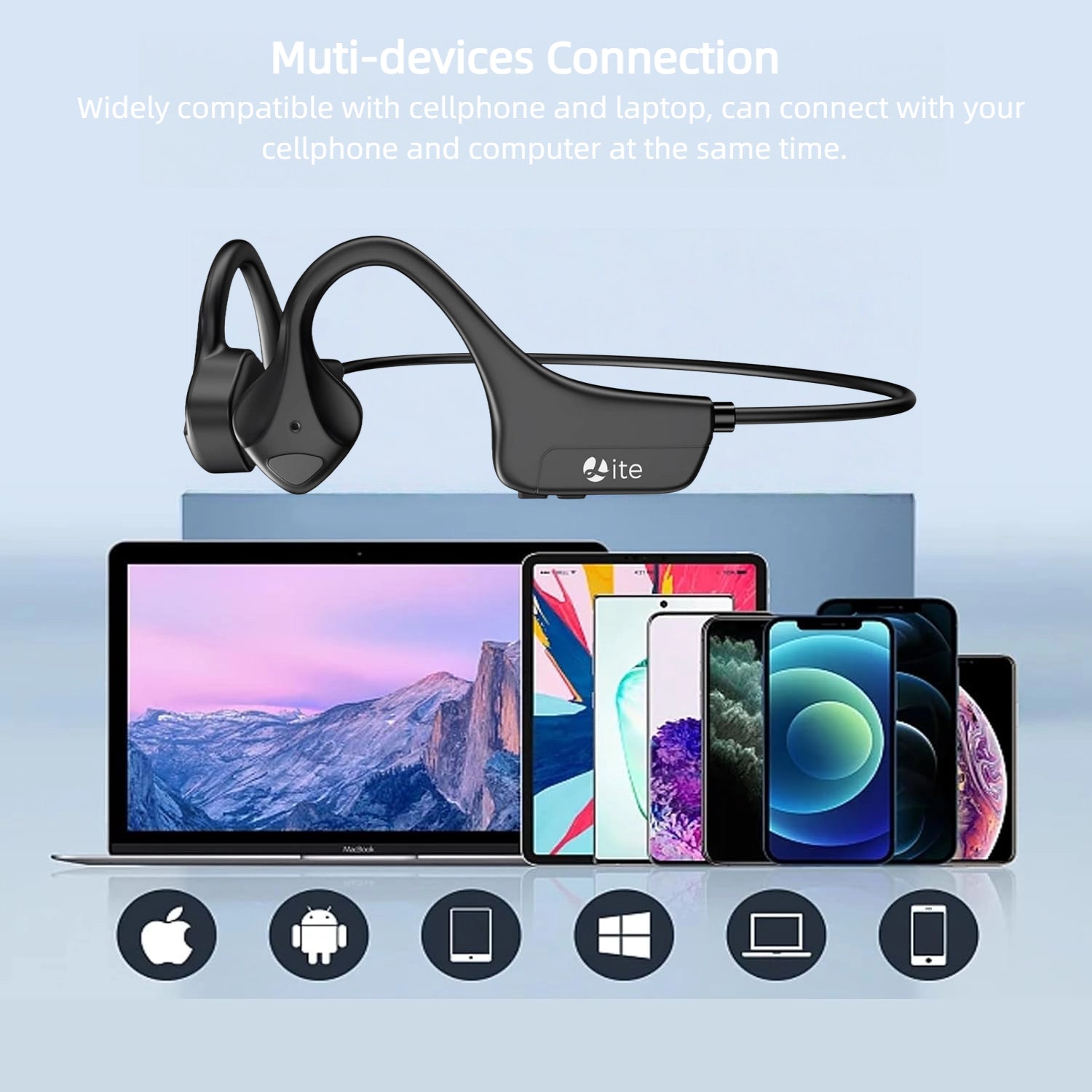 🔥🔥50%OFF 🔥🔥Bone Conduction Open Ear Headphones Bluetooth