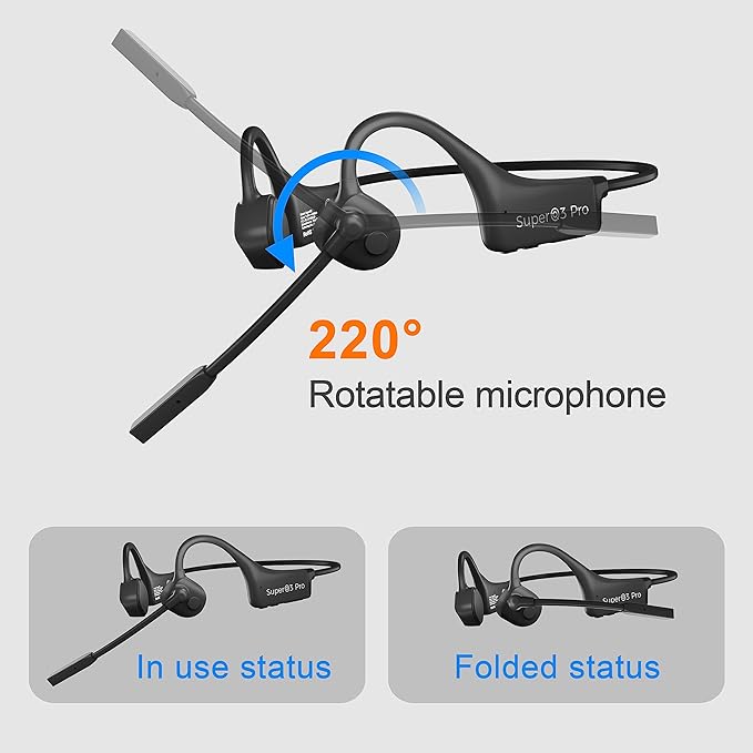 🔥🔥30%OFF 🔥🔥Bone Conduction Headphones with Noise Canceling Microphone