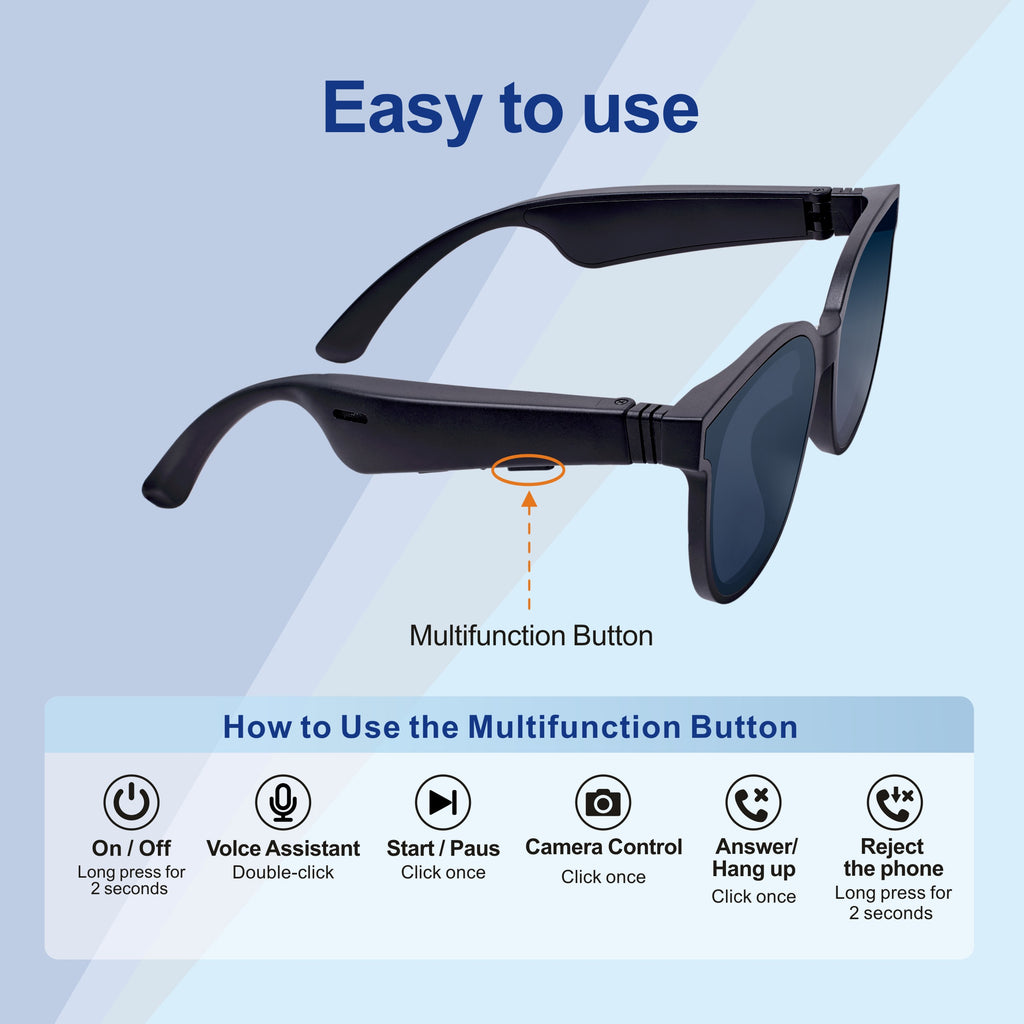 🔥🔥Hot Sale🔥 50%OFF 🔥🔥Bluetooth Smart Audio Sunglasses