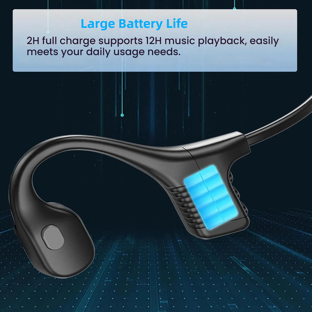 🔥🔥30%OFF🔥🔥IPX8 Waterproof Bone Conduction Swimming Headphones with MP3